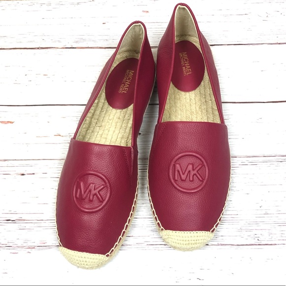 michael kors red espadrilles